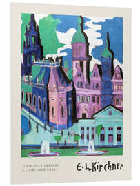 Foam board print View over Dresden