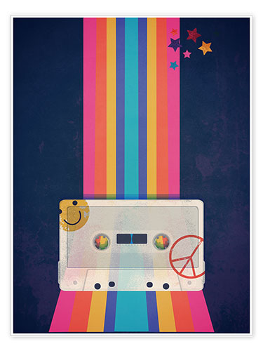 Poster Rainbow Music