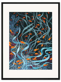 Gerahmter Kunstdruck Aquatic Nocturne