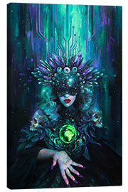 Canvas print Mistress of the dark Algorithm