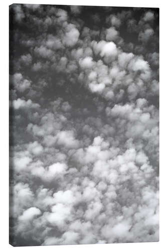 Tableau sur toile Sky, clouds and white sheep count