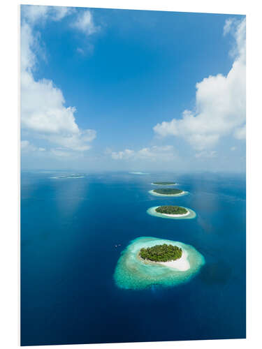 Tableau en PVC Baa Atoll, Maldives