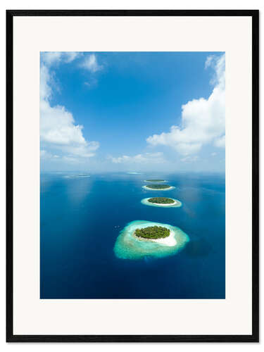 Framed art print Baa Atoll, Maldives