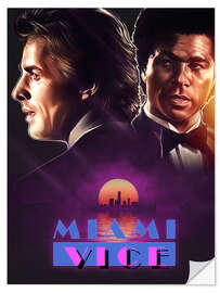 Självhäftande poster Miami Vice, Sunset