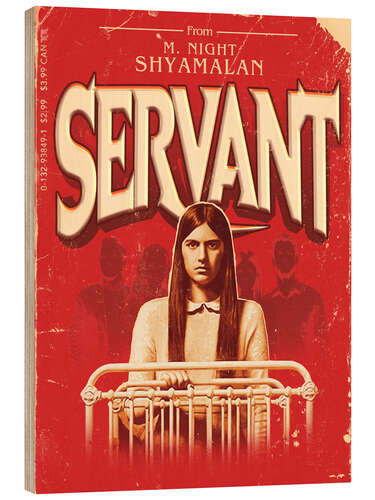 Cuadro de madera Servant