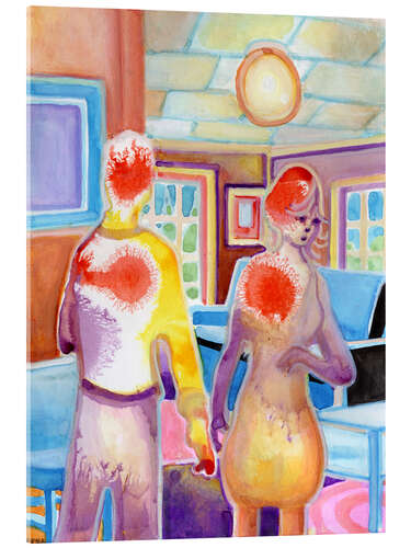 Acrylglasbild Gedanken und Gefühle