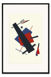 Gerahmter Kunstdruck Suprematismus VI