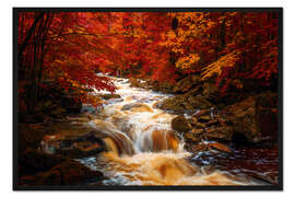 Gerahmter Kunstdruck Der wilde Fluss