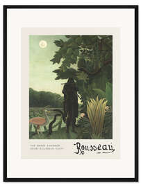 Gerahmter Kunstdruck Schlangenbeschwörerin