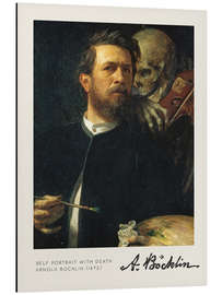 Alubild Self Portrait with Death