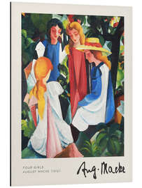 Magnettafel Four Girls