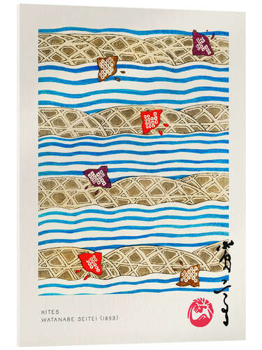 Tableau en verre acrylique Kites