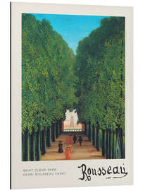 Magnettafel Die Allee im Park von Saint-Cloud