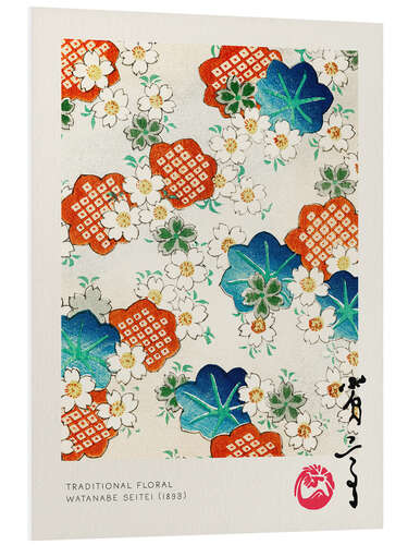 Foam board print Traditional Floral