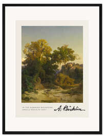 Gerahmter Kunstdruck In the Albanian Mountains