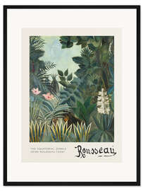 Gerahmter Kunstdruck Der äquatoriale Dschungel