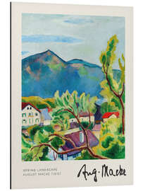 Magnettafel Spring Landscape