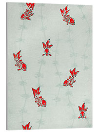 Tableau en plexi-alu Traditional Japanese Goldfish