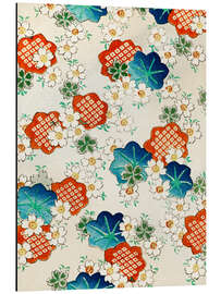 Magnettafel Traditional Japanese Floral Illustration
