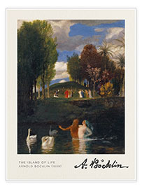 Poster  The Island of Life - Arnold Böcklin