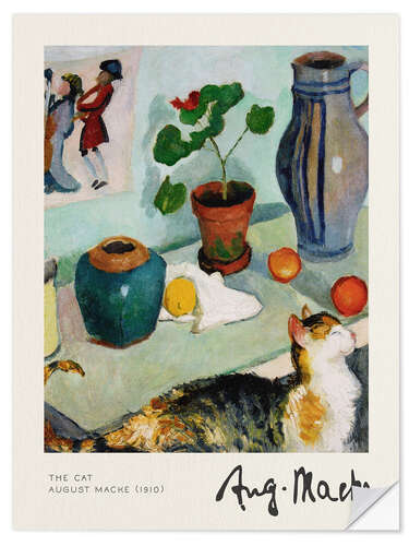 Selvklebende plakat The Cat