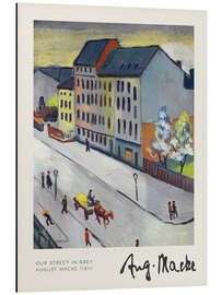 Magnettafel Our Street in Grey