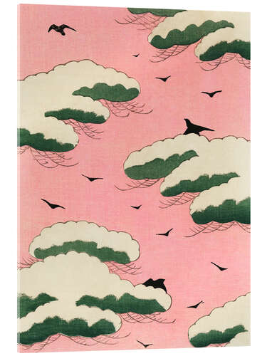 Acrylglas print Traditional Japanese Pink Sky