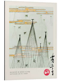 Magnettafel Skyscape &amp; Birds Flying