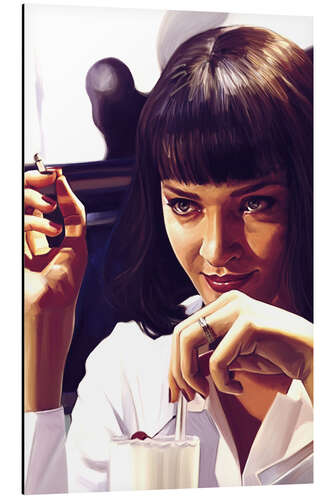 Aluminium print Mia Wallace III