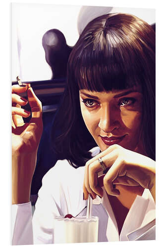 Foam board print Mia Wallace III