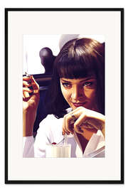 Gerahmter Kunstdruck Mia Wallace III