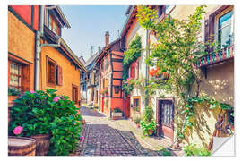 Wall sticker Village in Alsace