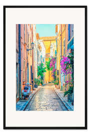 Gerahmter Kunstdruck Saint Tropez