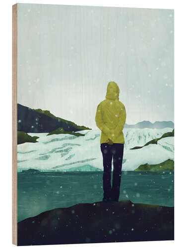 Quadro de madeira A Moment Alone