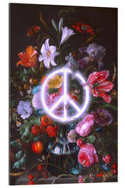 Gallery print Peace &amp; Flowers