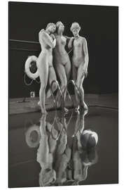 Cuadro de aluminio Three Graces by the Pool - Jonas Loose