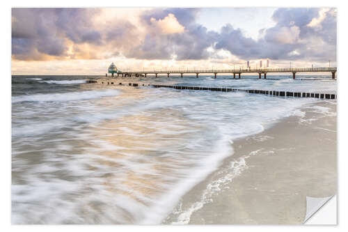 Sisustustarra Zingst pier at sunrise