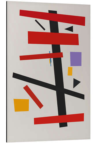 Aluminium print Suprematism VII