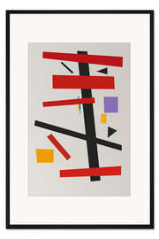 Gerahmter Kunstdruck Suprematismus VII