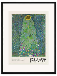 Gerahmter Kunstdruck Sunflowers - Gustav Klimt
