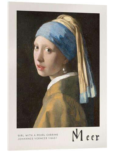 Acrylglasbild Girl with a Pearl Earring