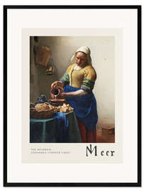 Framed art print The Milkmaid