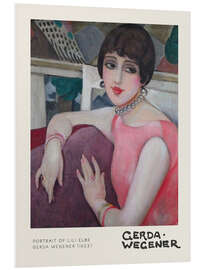 Bilde på skumplate Portrait of Lili Elbe