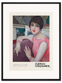 Gerahmter Kunstdruck Portrait of Lili Elbe