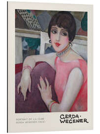 Magnettafel Portrait of Lili Elbe