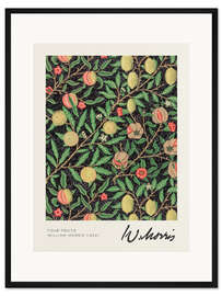 Gerahmter Kunstdruck Four Fruits - William Morris