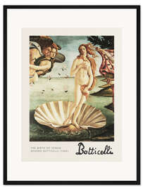 Gerahmter Kunstdruck The Birth of Venus