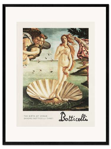Framed art print The Birth of Venus