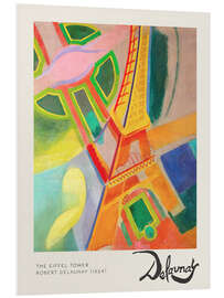 Foam board print The Eiffel Tower