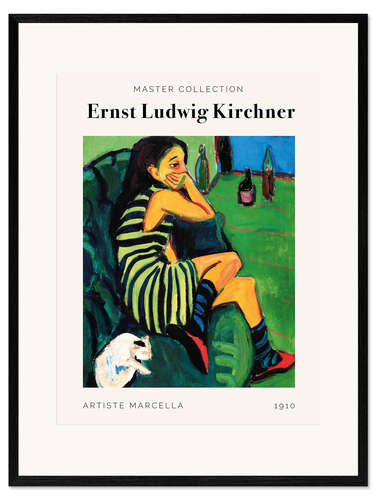 Kehystetty taidepainatus Artiste Marcella, 1910